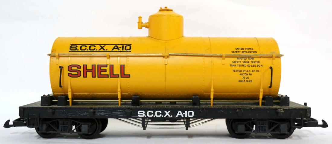 LGB GERMAN G-SCALE SHELL S.C.C.X. A-10 TANKER: LGB GERMAN G-SCALE SHELL S.C.C.X. A-10 TANKER
