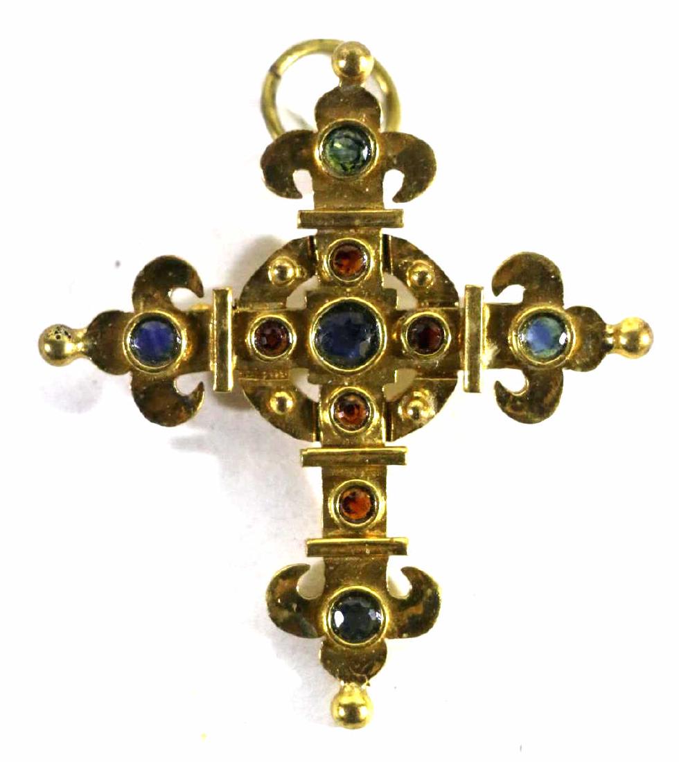 VINTAGE CROSS BROOCH / PENDANT (1 of 7)