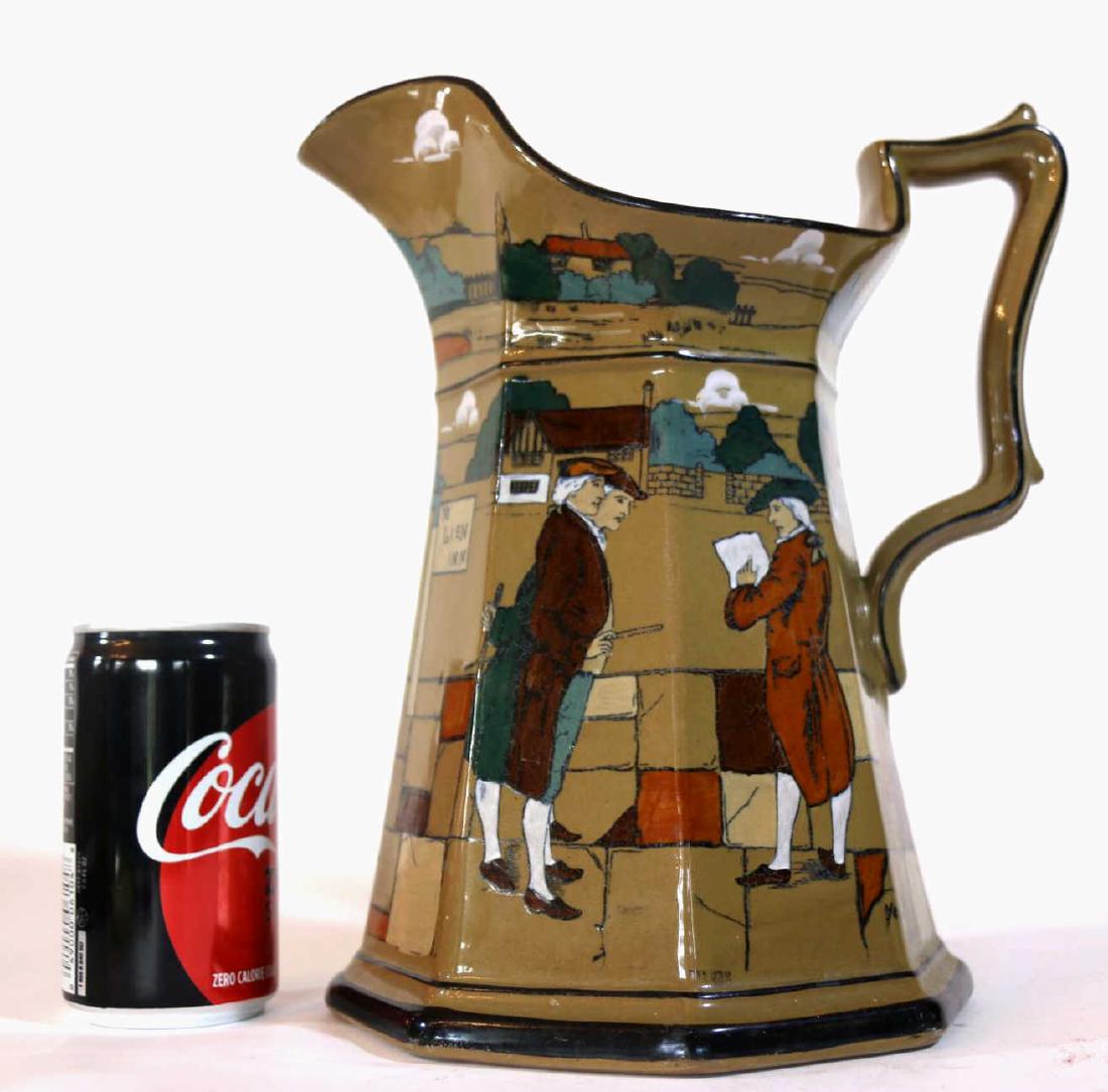 BUFFALO "DELDARE" WARE 1924 LARGE PITCHER: BUFFALO POTTERY "DELDARE WARE" PITCHER