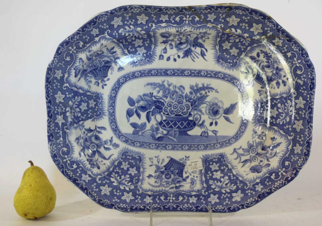 SPODE ANTIQUE ENGLISH PLATTER: SPODE ANTIQUE ENGLISH PLATTER