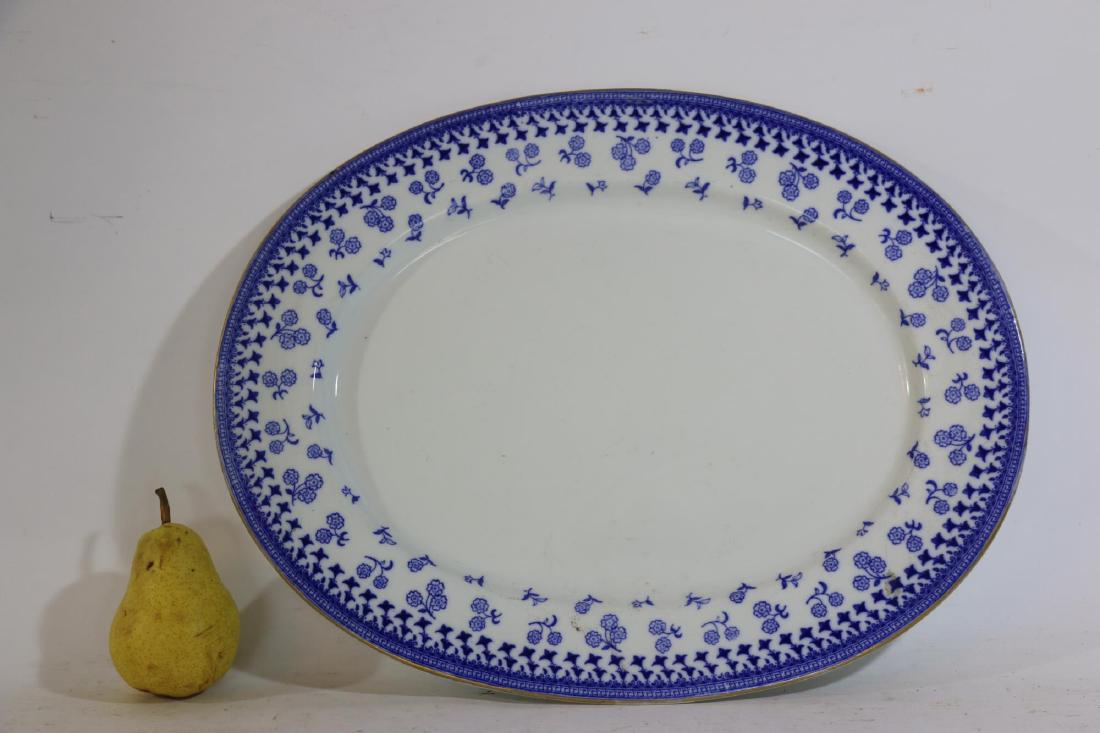 ENGLISH ANTIQUE ROYAL WORCESTER IRONSTONE PLATTER: ENGLISH ANTIQUE ROYAL CHINA WORKS WORCESTER ENGLAND PLATTER, CIRCA 1899