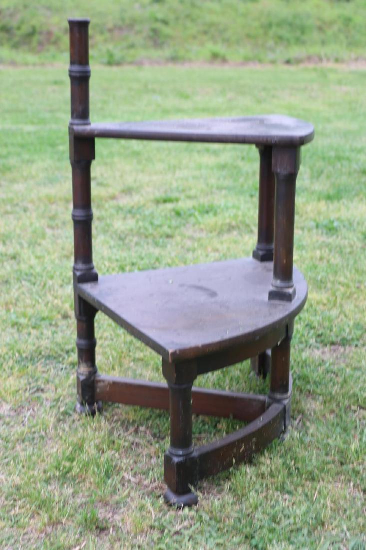 ANTIQUE ENGLISH BED STEP: ANTIQUE ENGISH BED STEP, APPROXIMATELY 36 INCHES HIGH