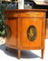 ENGLISH SATINWOOD ANTIQUE DEMI LUNE CABINET - 2