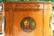 ENGLISH SATINWOOD ANTIQUE DEMI LUNE CABINET - 5