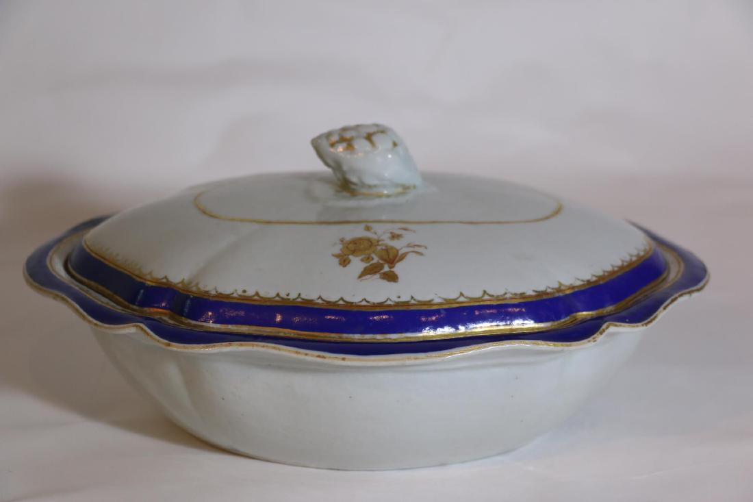 CHINESE ANTIQUE EXPORT AMERICANO MARKET VEGE DISH (1 of 8)