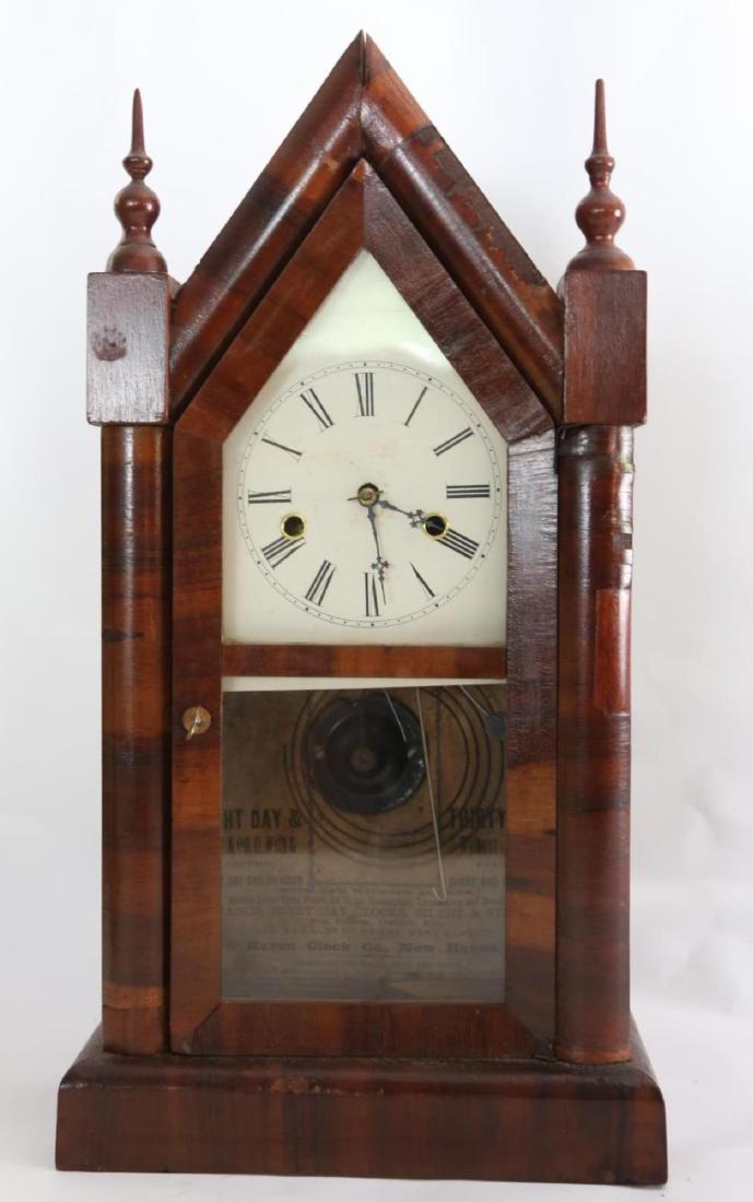 NEW HAVEN CLOCK CO. EIGHT DAY THIRTY HOUR CLOCK (1 of 5)