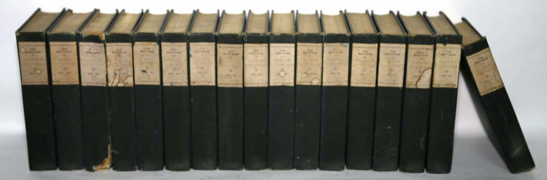 ANTIQUE BOOKS THE WRITINGS OF THOMAS JEFFERSON: SEVENTEEN VOLUMES OF THE WRITINGS OF THOMAS JEFFERSON PUBLISHED IN 1903, VOLUMES 1-17