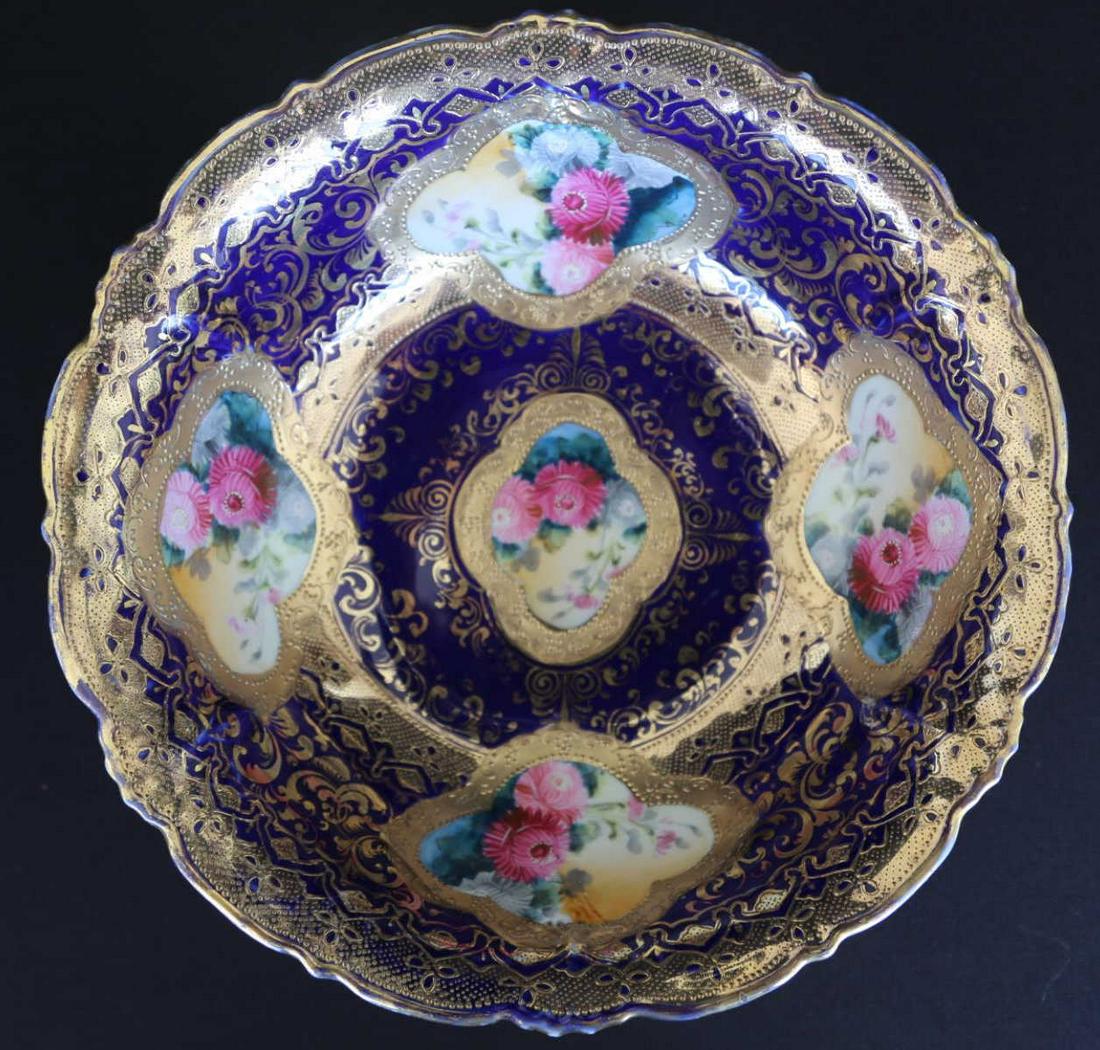 JAPANESE NIPPON HAND PAINTED CHARGER: JAPANESE NIPPON HAND PAINTED CHARGER