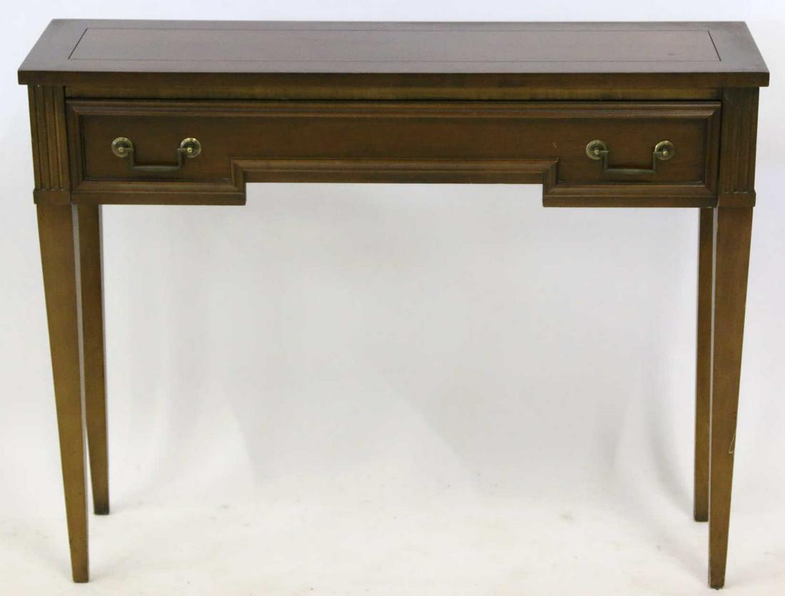 HENREDON MID CENTURY CONSOLE TABLE: HENREDON MID CENTURY CONSOLE TABLE