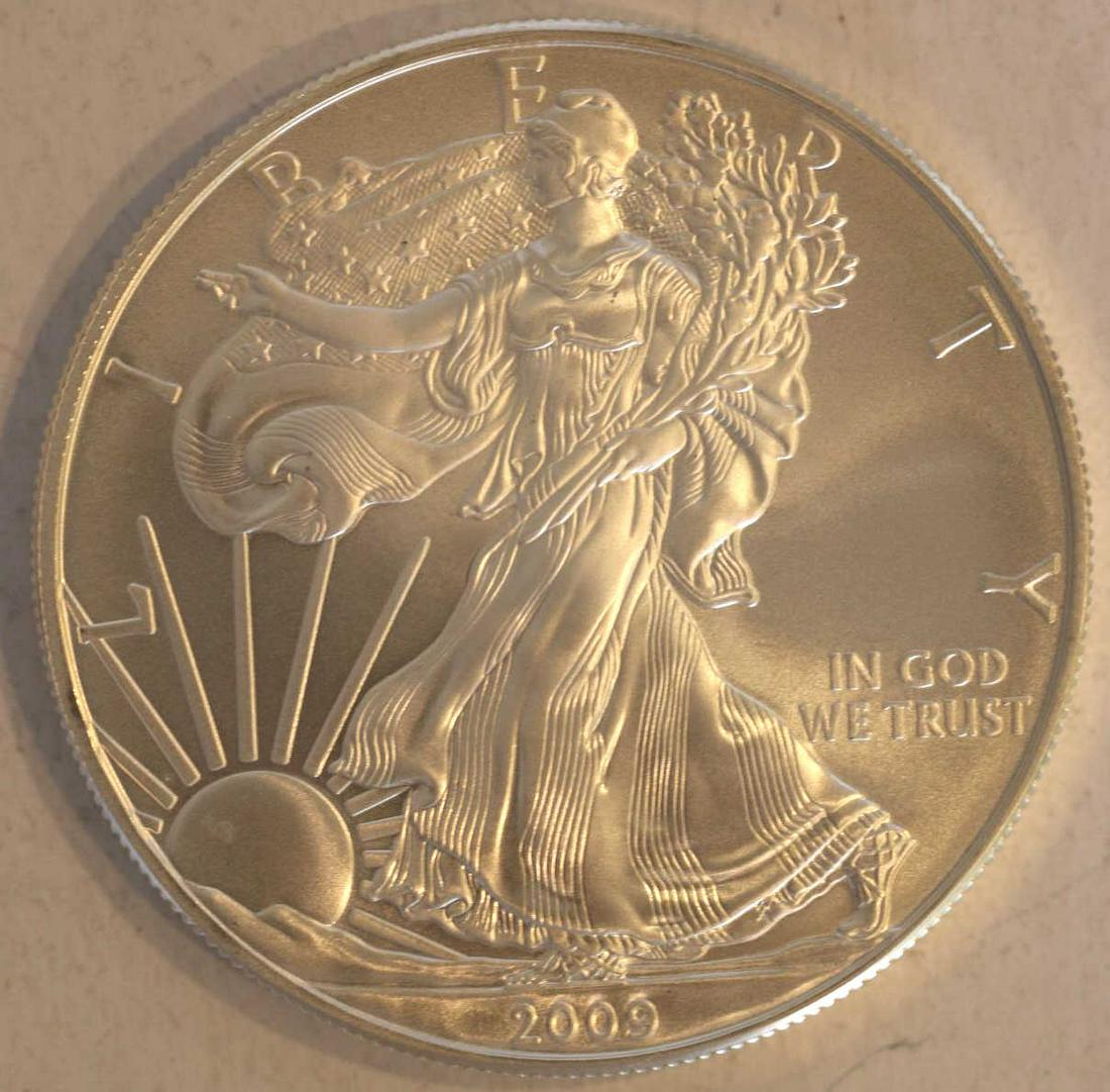 2009 UNCIRCULATED WALKING LIBERTY SILVER DOLLAR: 2009 UNCIRCULATED WALKING LIBERTY SILVER DOLLAR