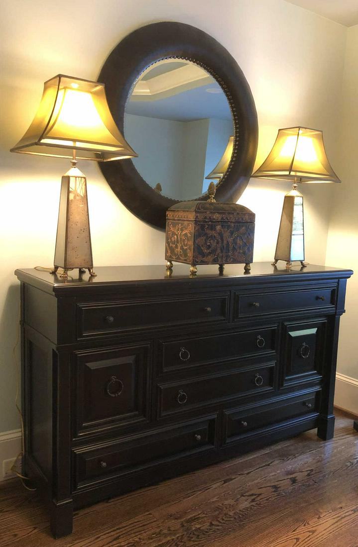 HENREDON EBONZIED MODERN BUFFET: HENREDON EBONZIED MODERN BUFFET