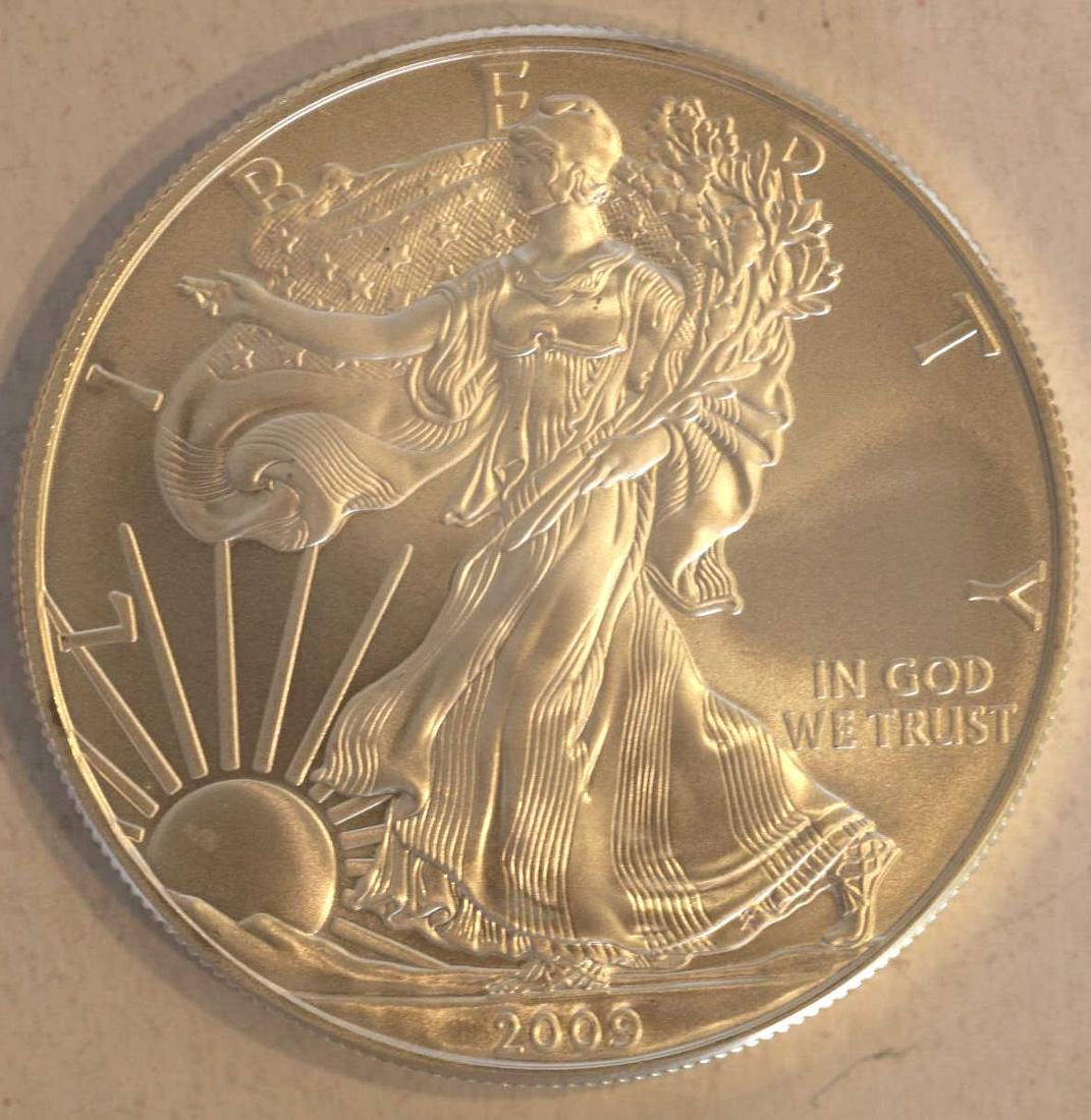 2009 UNCIRCULATED WALKING LIBERTY SILVER DOLLAR: 2009 UNCIRCULATED WALKING LIBERTY SILVER DOLLAR
