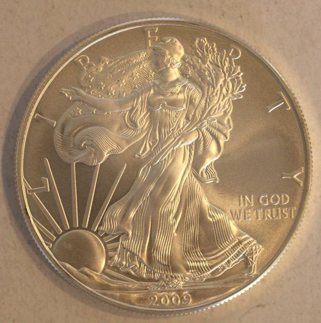 2009 UNCIRCULATED WALKING LIBERTY SILVER DOLLAR: 2009 UNCIRCULATED WALKING LIBERTY SILVER DOLLAR