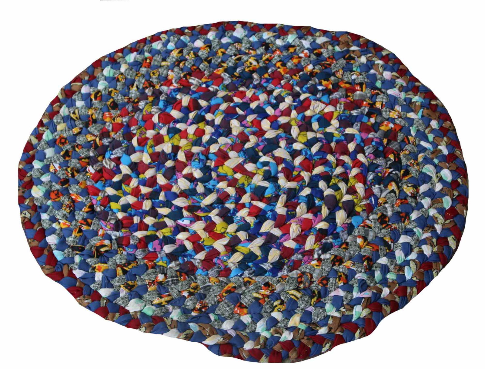 AMERICAN SOUTHERN ANTIQUE OVAL HOOK AREA RUG: AMERICAN SOUTHERN ANTIQUE OVAL HOOK AREA RUG