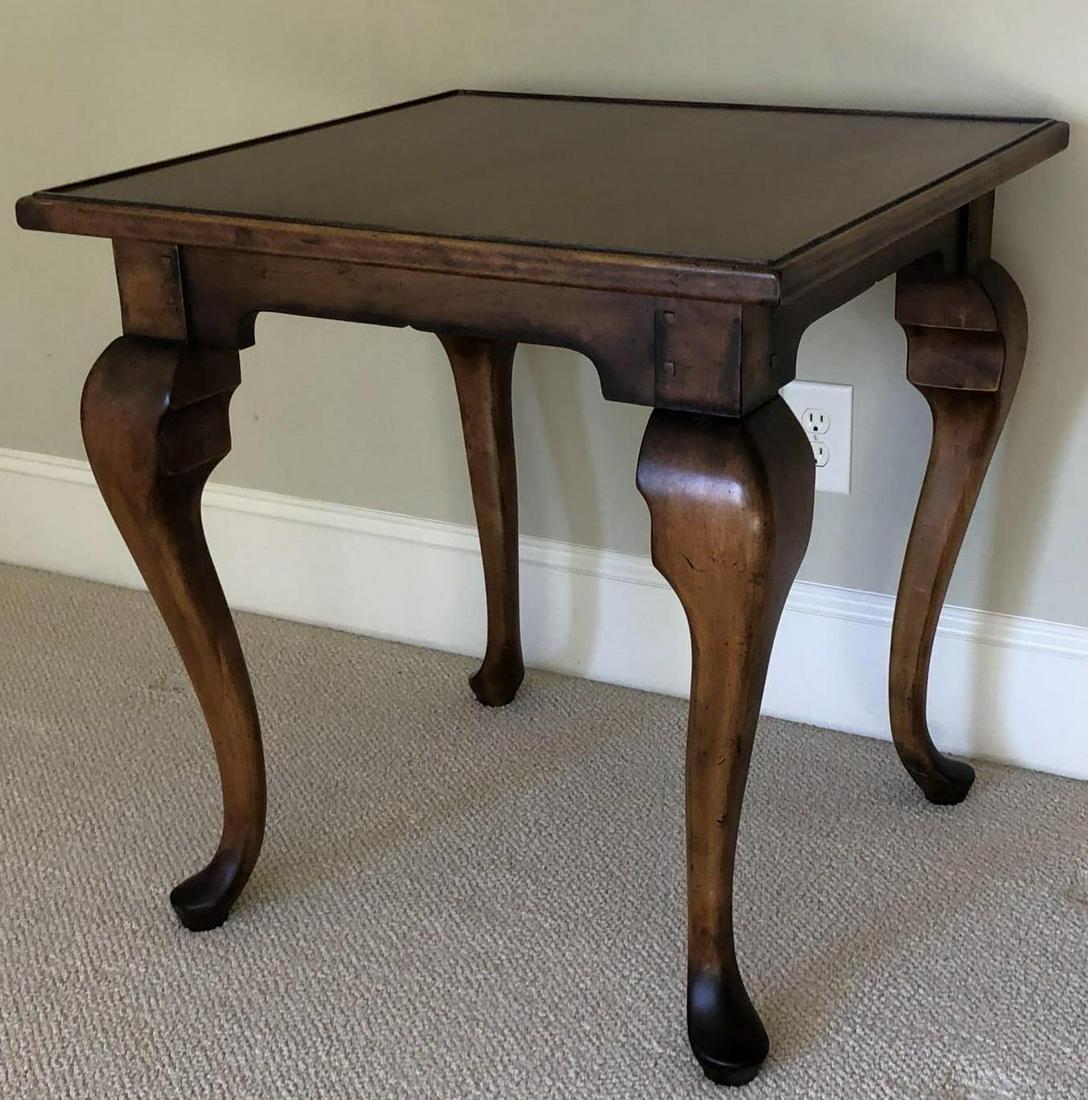RALPH LAUREN FINE QUEEN ANNE MAHOGANY SIDE: RALPH LAUREN FINE QUEEN ANNE MAHOGANY SIDE