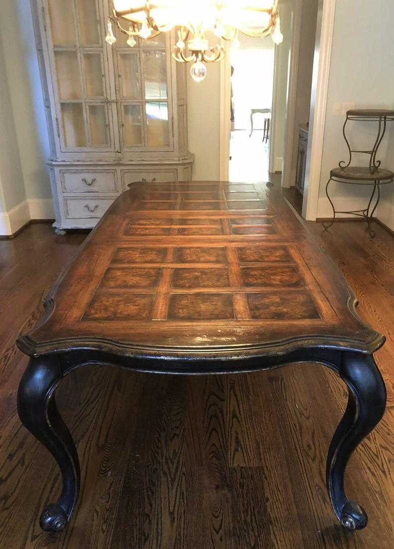 HENREDON FINE PARQUETRY INLAID 10'  DINING TABLE (1 of 4)