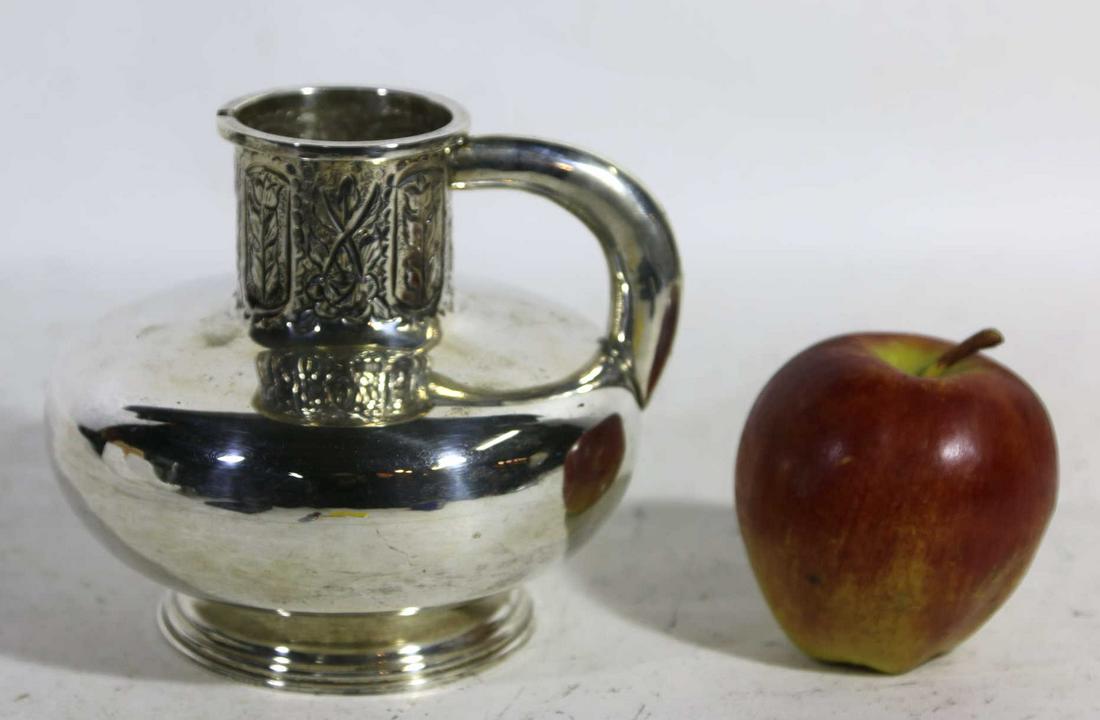 FINE 900 AH EUROPEAN SILVER SINGLE HANDLE EWER (1 of 3)