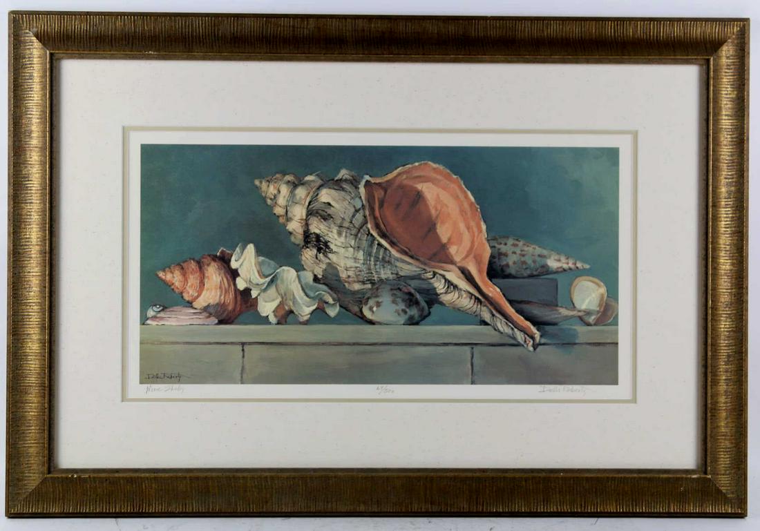 DELLA ROBERTS STILL LIFE PRINT WORK CUSTOM FRAMED: DELLA ROBERTS STILL LIFE PRINT WORK CUSTOM FRAMED