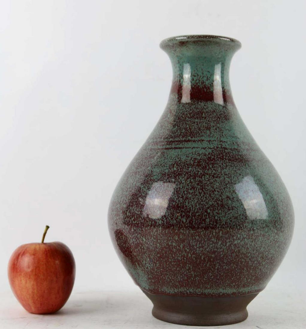 VERNON OWENS JUGTOWN NC POTTERY VASE: VERNON OWENS JUGTOWN NC POTTERY VASE