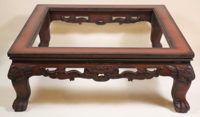 MAITLAND SMITH LARGE COFFEE TABLE BASE: CHINESE / MAITLAND SMITH LARGE COFFEE TABLE BASE 60 X 60"