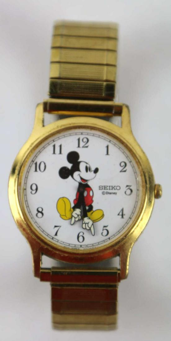 SIEKO MENS VINTAGE MICKEY MOUSE GOLD TONED WATCH: SIEKO MENS VINTAGE MICKEY MOUSE GOLD TONED WATCH