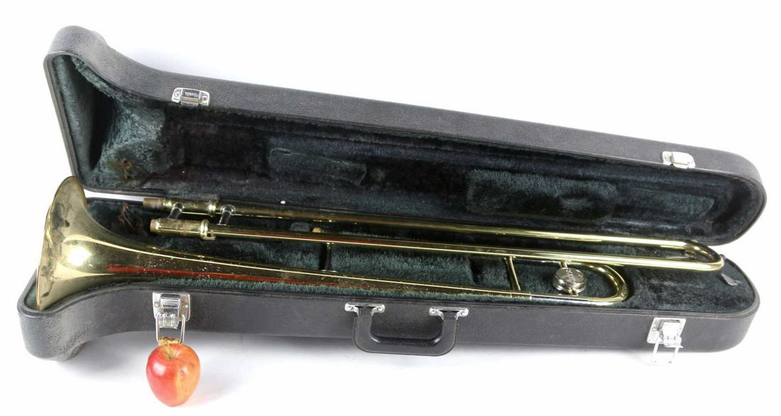 YAMAHA FINE VINTAGE BRASS TROMBONE: YAMAHA FINE VINTAGE BRASS TROMBONE