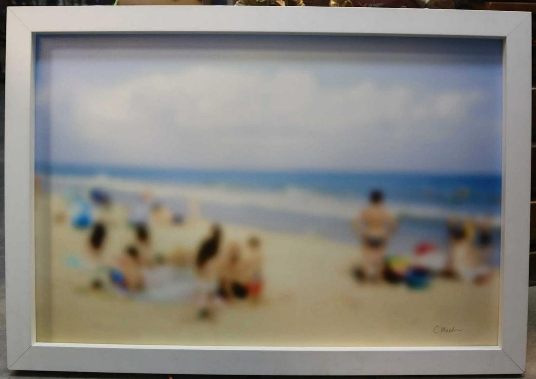CHERYL MAEDER (AMERICAN) "DREAMSCAPES" 2006: "DREAMSCAPES" BEACH SERIES II SIGNED C MAEDER ON REVERSE 1/10, CHERYL MAEDER IS A RENOWNED FINE ART PHOTOGRAPHER AND VIDEO INSTALLATION ARTIST, BORN IN AMERICA AND MOVED TO STUDY