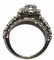 14KWG HALO STYLE LADIES ENGAGEMENT RING - 7