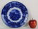 MIDDLEPORT POTTERY ENGLISH FLOW BLUE CABINET PLATE