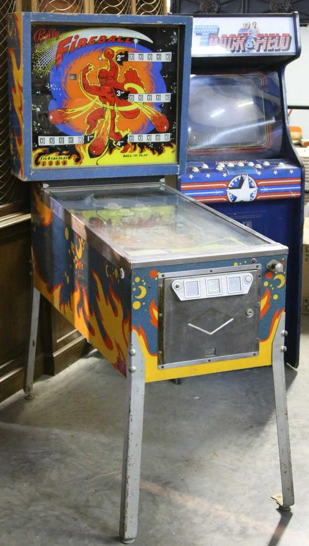 FIREBALL VINTAGE PINBALL MACHINE: FIREBALL VINTAGE PINBALL MACHINE Condition Report POWERS ON / BUT WILL NEED WORK