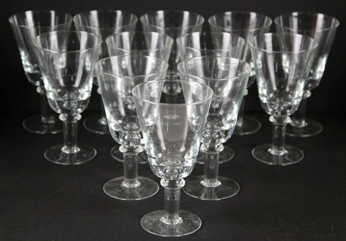 STEUBEN STYLE FINE STEMWARE COLLECTION: STEUBEN STYLE FINE STEMWARE COLLECTION