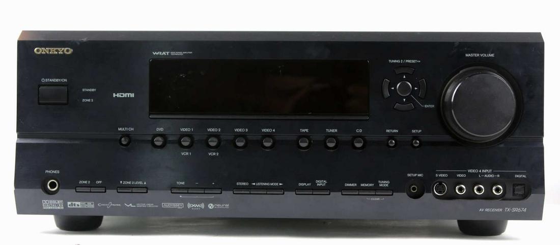 ONKYO TX-SR674 FINE DIGITAL RECEIVER: ONKYO TX-SR674 FINE DIGITAL RECEIVER Condition Report GOOD