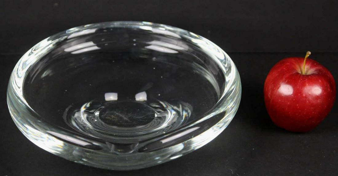 ORREFORS VINTAGE ART GLASS CIGAR TRAY: ORREFORS VINTAGE ART GLASS CIGAR TRAY Condition Report GOOD Height 3 Width 9 in