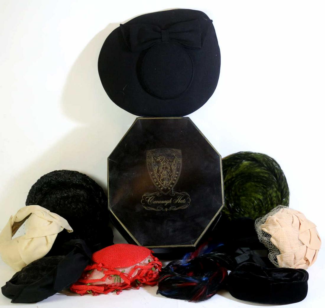 LADIES VINTAGE HAT GROUPING (1 of 8)