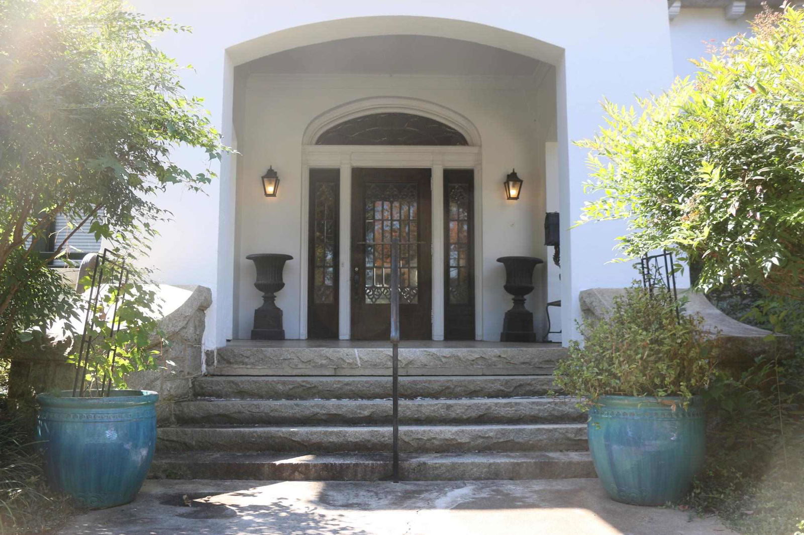 ASIAN INSPIRED 24" CERAMIC PLANTER (1 of 2)