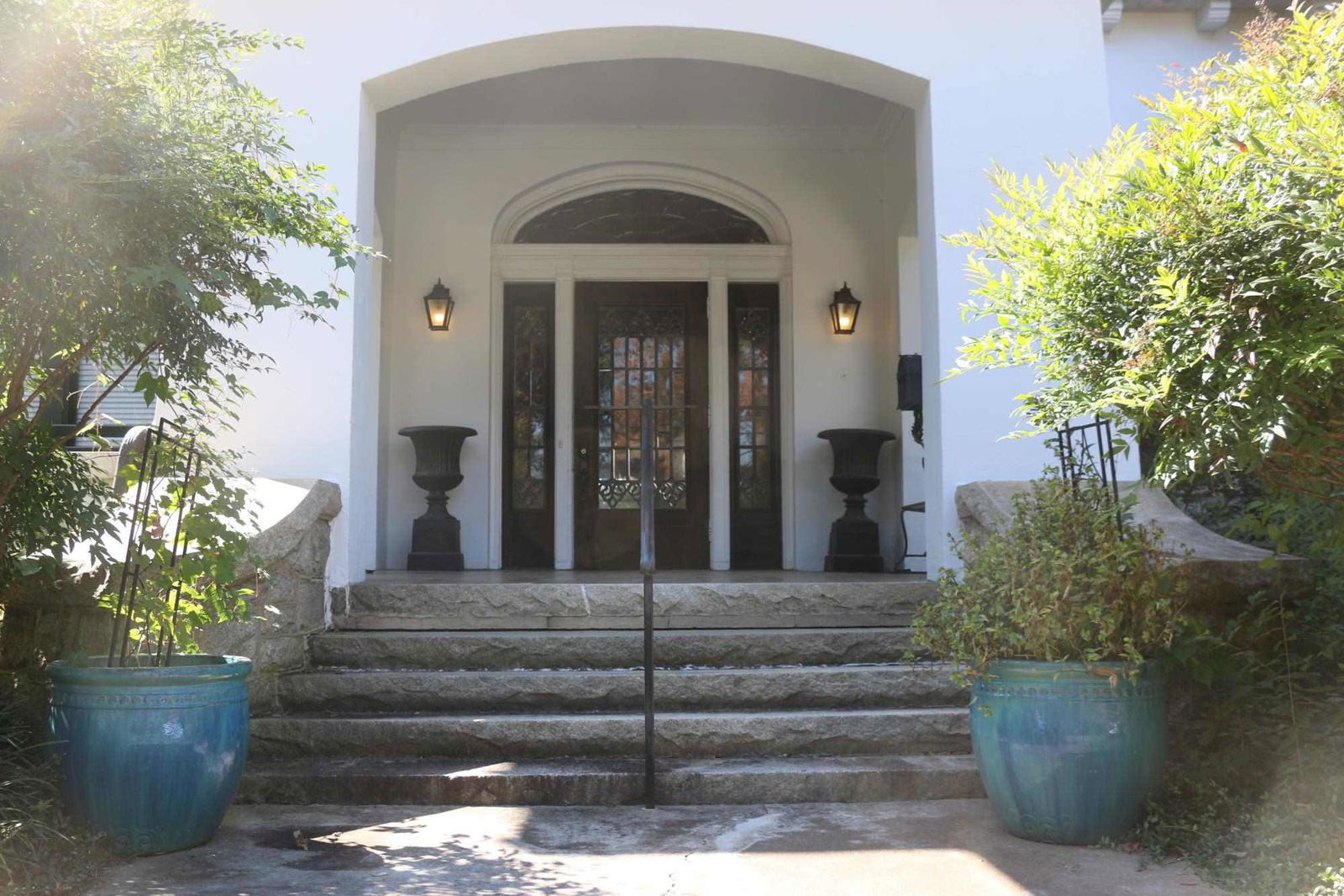 ASIAN INSPIRED 24" CERAMIC PLANTER (1 of 2)