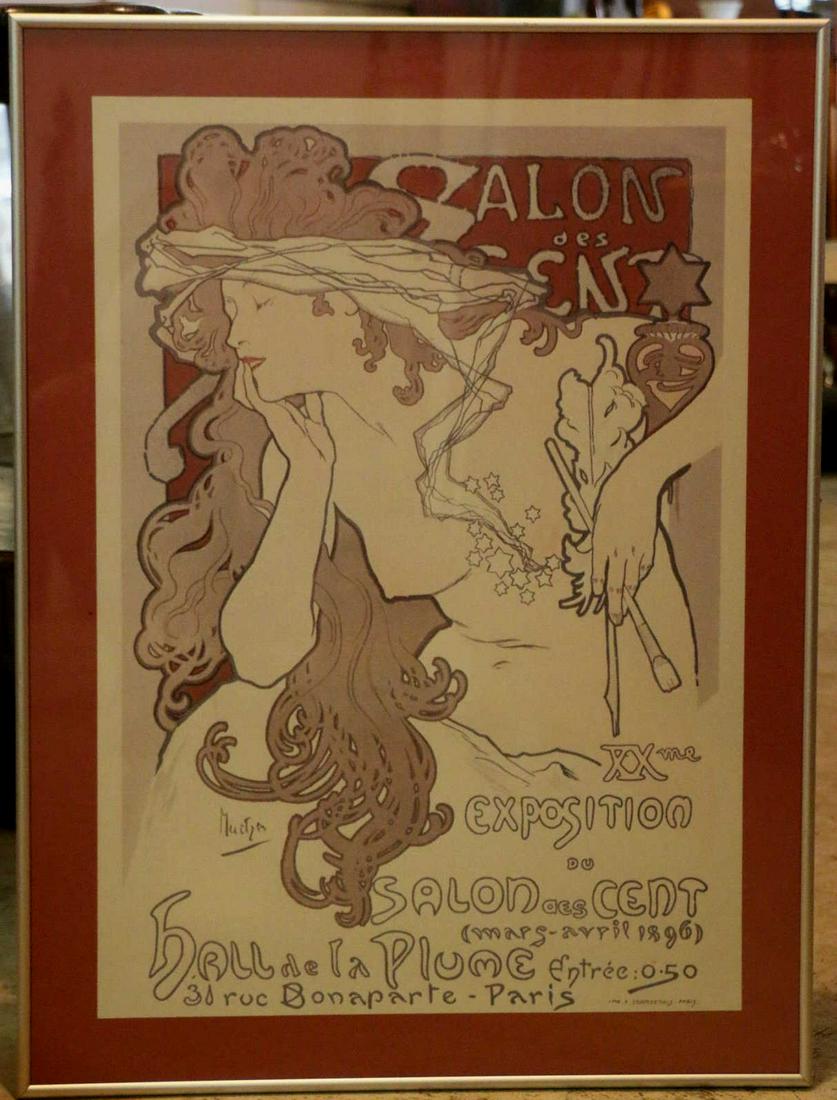 FRENCH PARISIAN VINTAGE ADVERTISING POSTER PRINT (1 of 3)