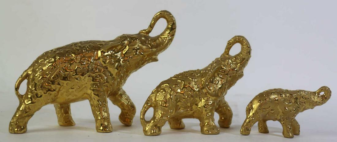 VINTAGE DECORATIVE ELEPHANT GROUPING (1 of 3)