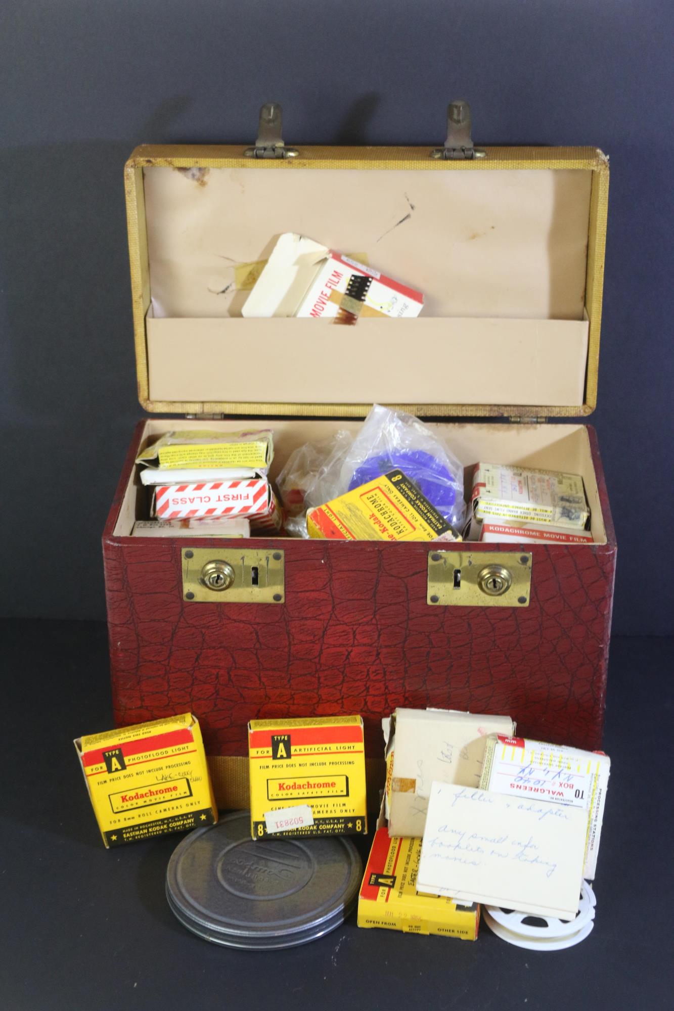 VINTAGE CAMERA FILM CASE GROUPING (1 of 5)