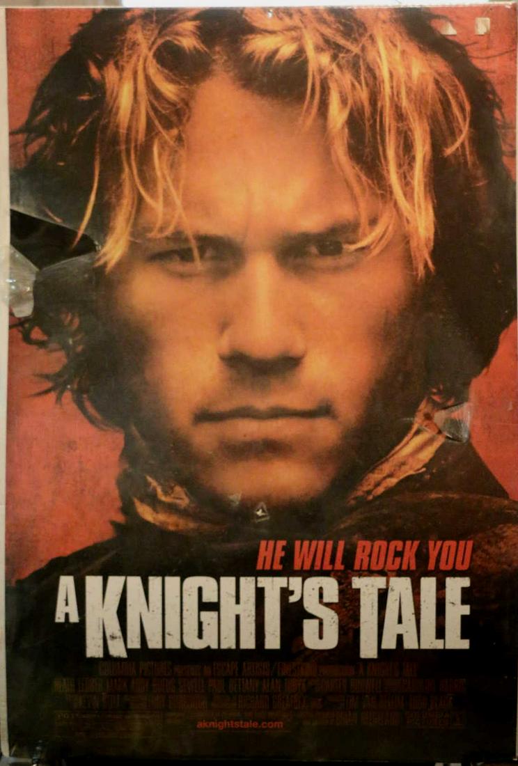 A KNIGHTS TALE VINTAGE AUTHENTIC MOVIE POSTER (1 of 2)
