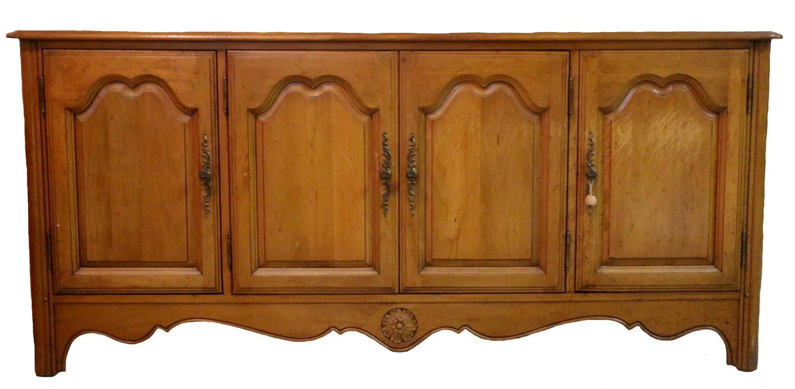 DAVIS FURNITURE CO. MCM FRENCH WALNUT BUFFET (1 of 2)