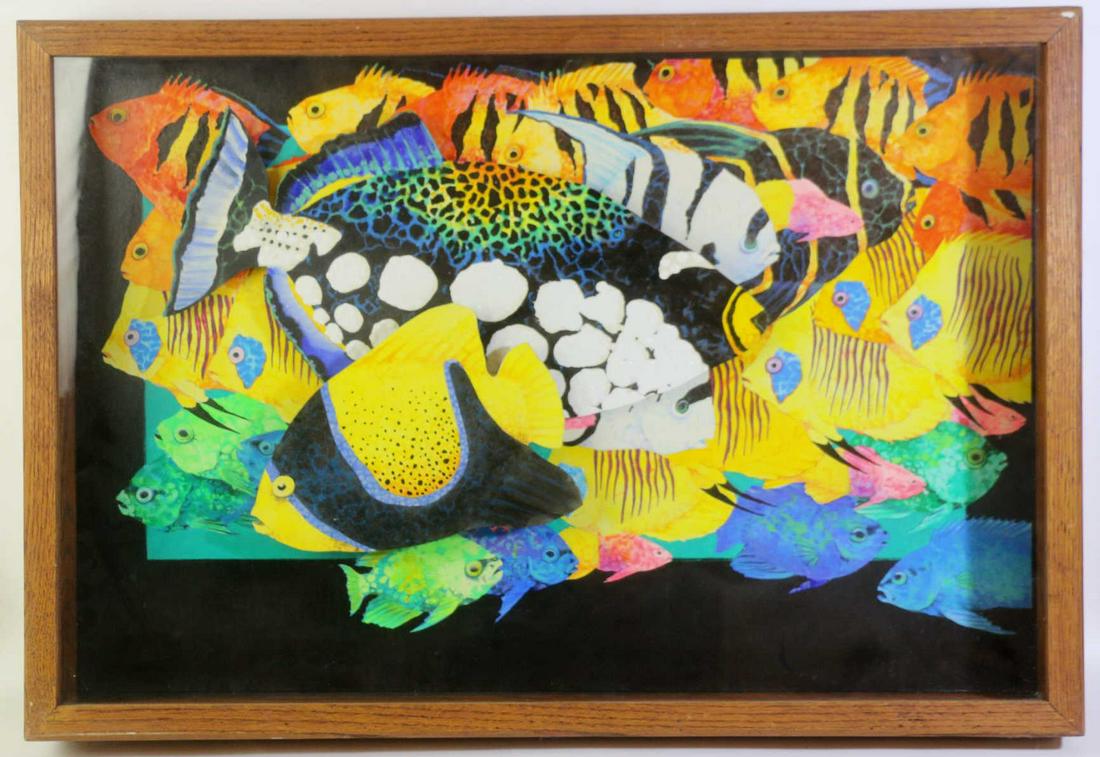 ORIGINAL NAUTICAL SEALIFE STUDY CUSTOM SHADOW BOX (1 of 2)