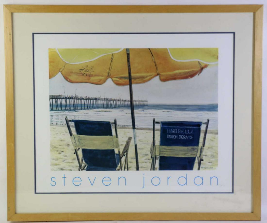 STEVEN JORDAN FRAMED BEACH DAY GALLERY PRINT (1 of 3)
