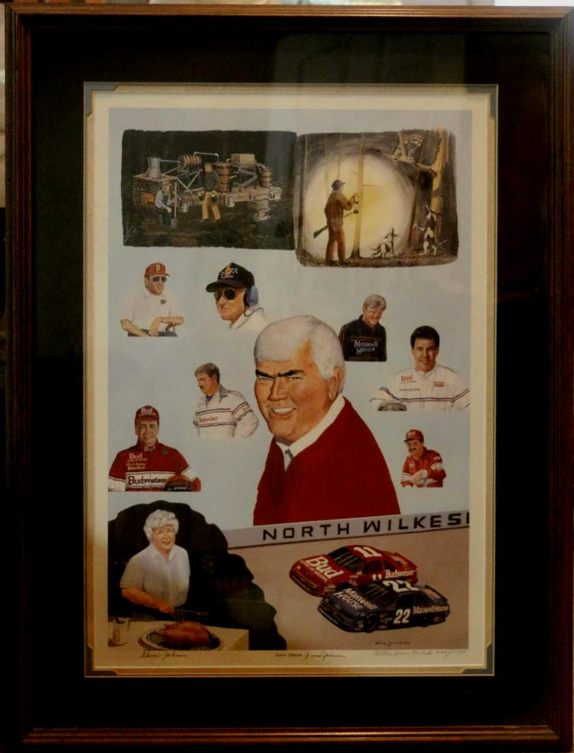 WILLIAM VANCE NICHOLS "JUNIOR JOHNSON" LIFE PRINT (1 of 5)