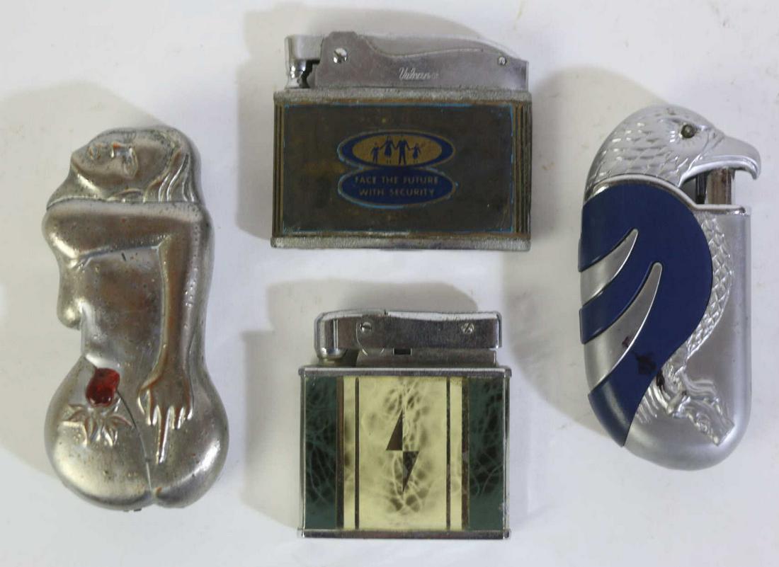 VINTAGE CIGAR SMOKING TOOL LIGHTER GROUPING (1 of 1)