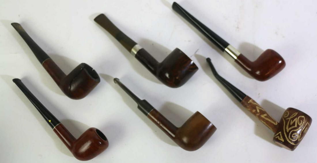 VINTAGE SMOKING PIPE GROUPING (1 of 1)