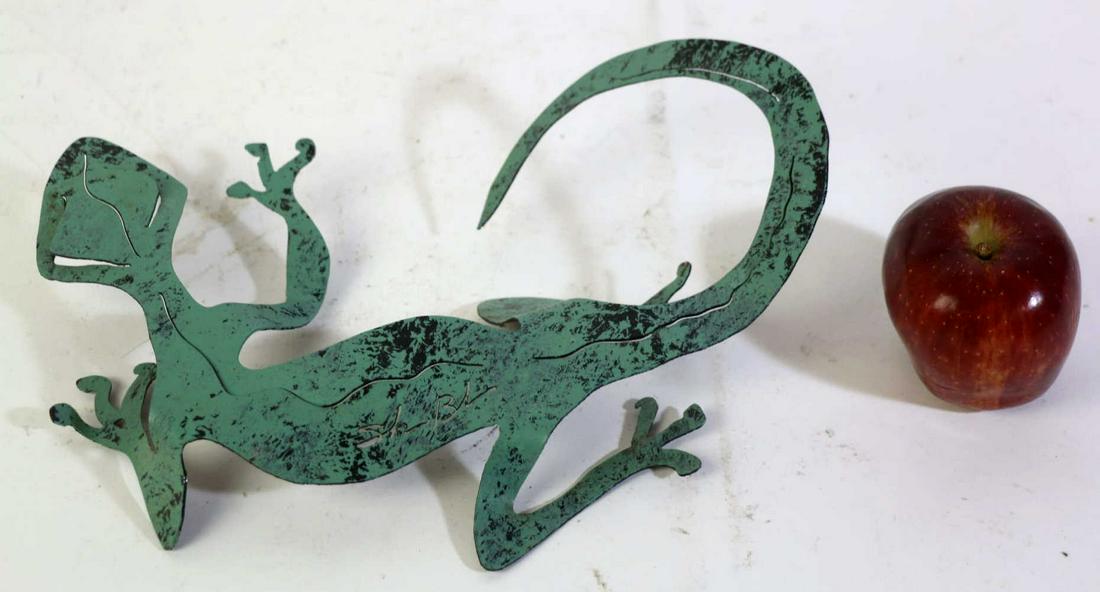 MODERN 10"  SIGNED METAL WORK GECO (1 of 4)