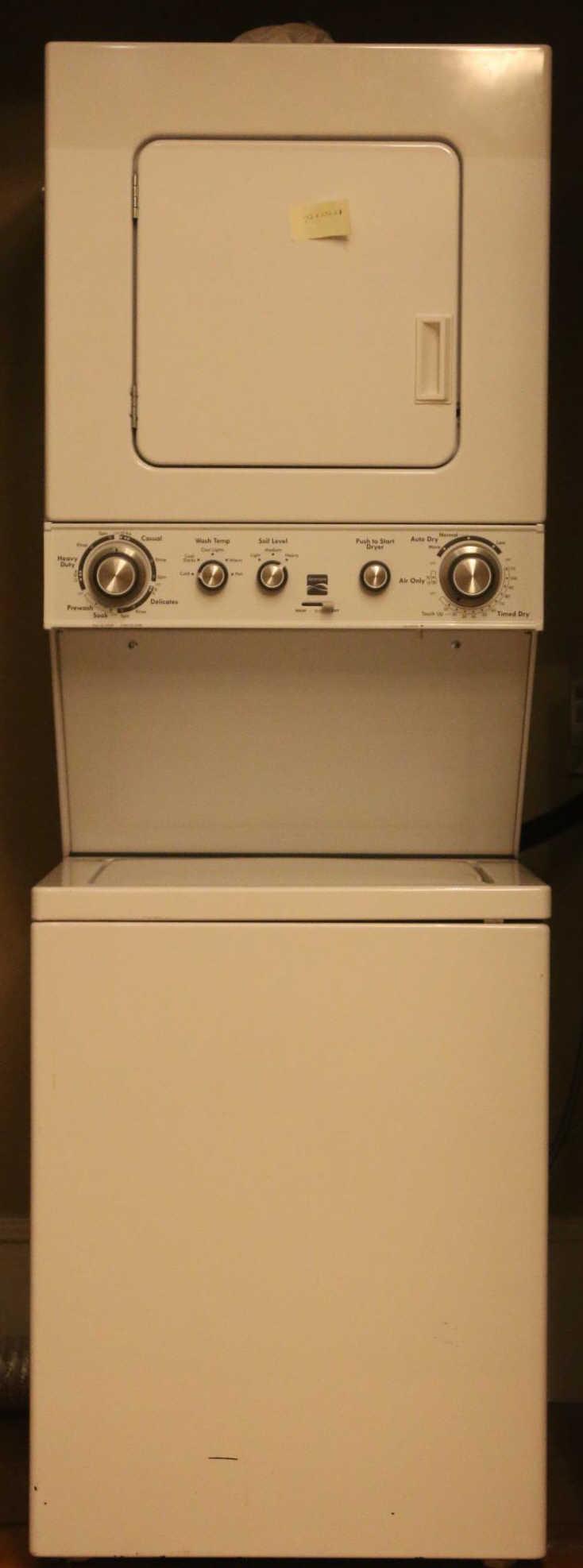 KENMORE STACKED WASHER & DRYER COMBINATION (1 of 4)