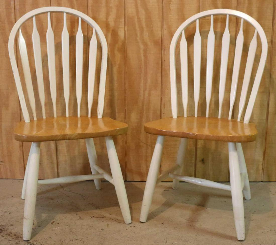 PAIR OF WINDSOR STYLE SIDE CHAIRS (1 of 2)