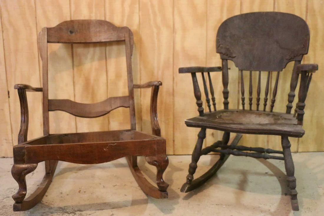ANTIQUE ROCKING CHAIR PAIRING (1 of 1)